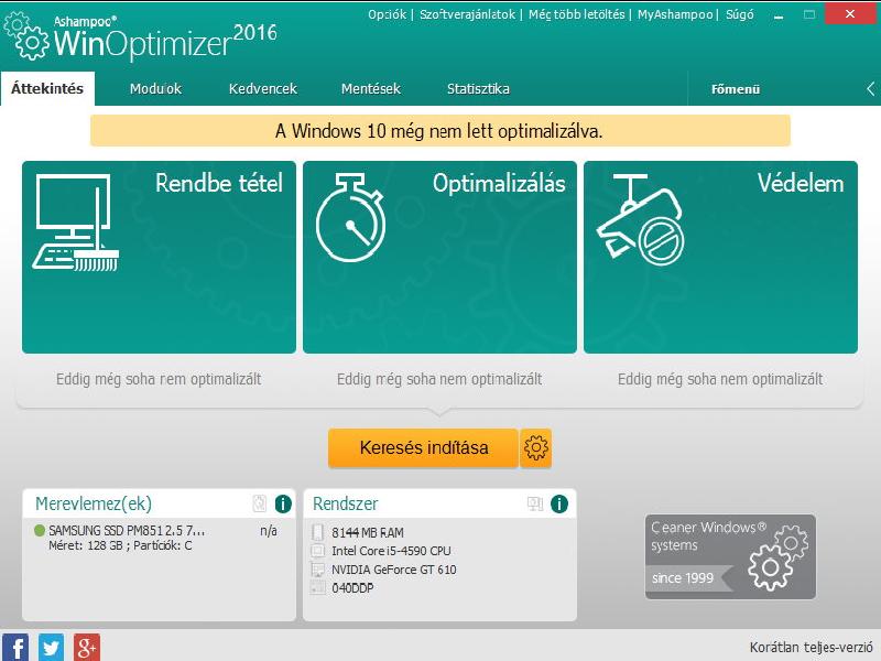 ashampoo winoptimizer 16 vs free ashampoo winoptimizer 16 vs free