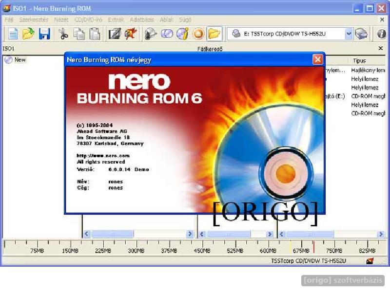 Ahead Nero Burning Rom 5.5.10.20 Enterprise serial key or number